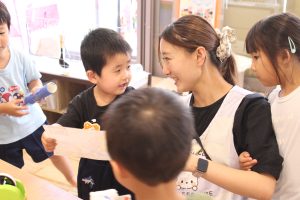 夏期保育が始まりました
